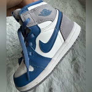 Nike Air Jordan 1 High OG True Blue TD - Jordan 1 - Toddler 8C